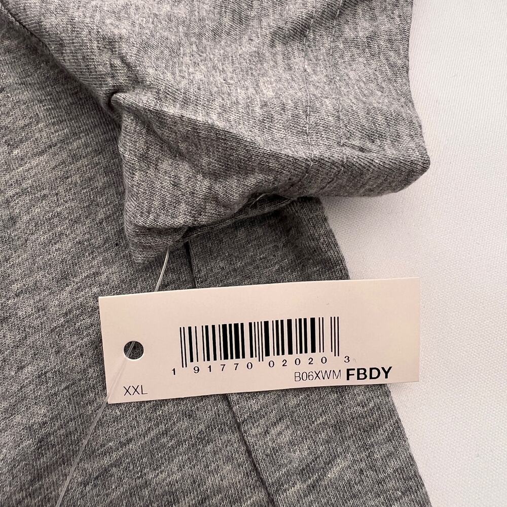 Goodthreads Men's Slim-Fit Short-Sleeve Cotton Crewneck Gray T-Shirt 2XL - Picture 9 of 9